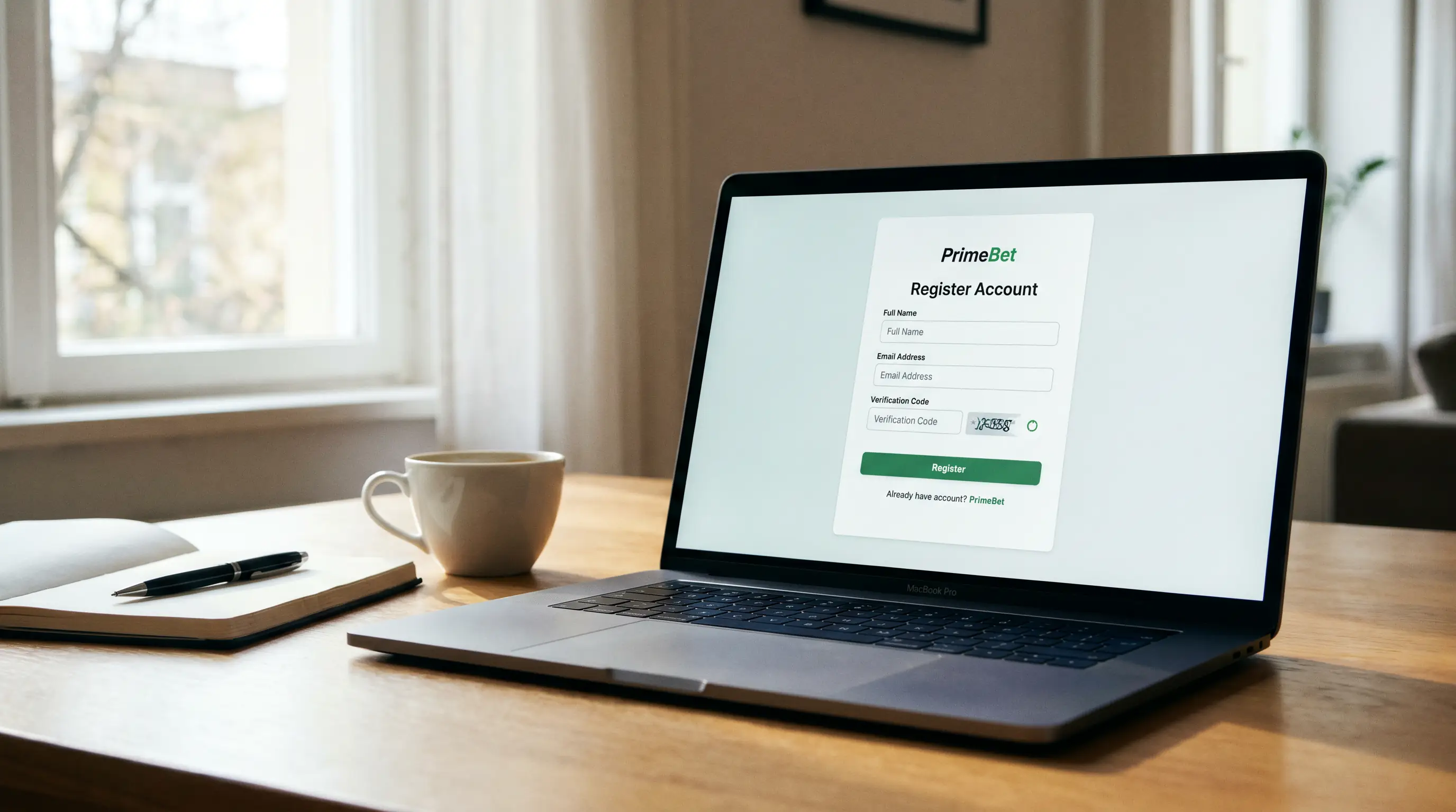 Account registration screen at a UKGC-licensed rugby betting site