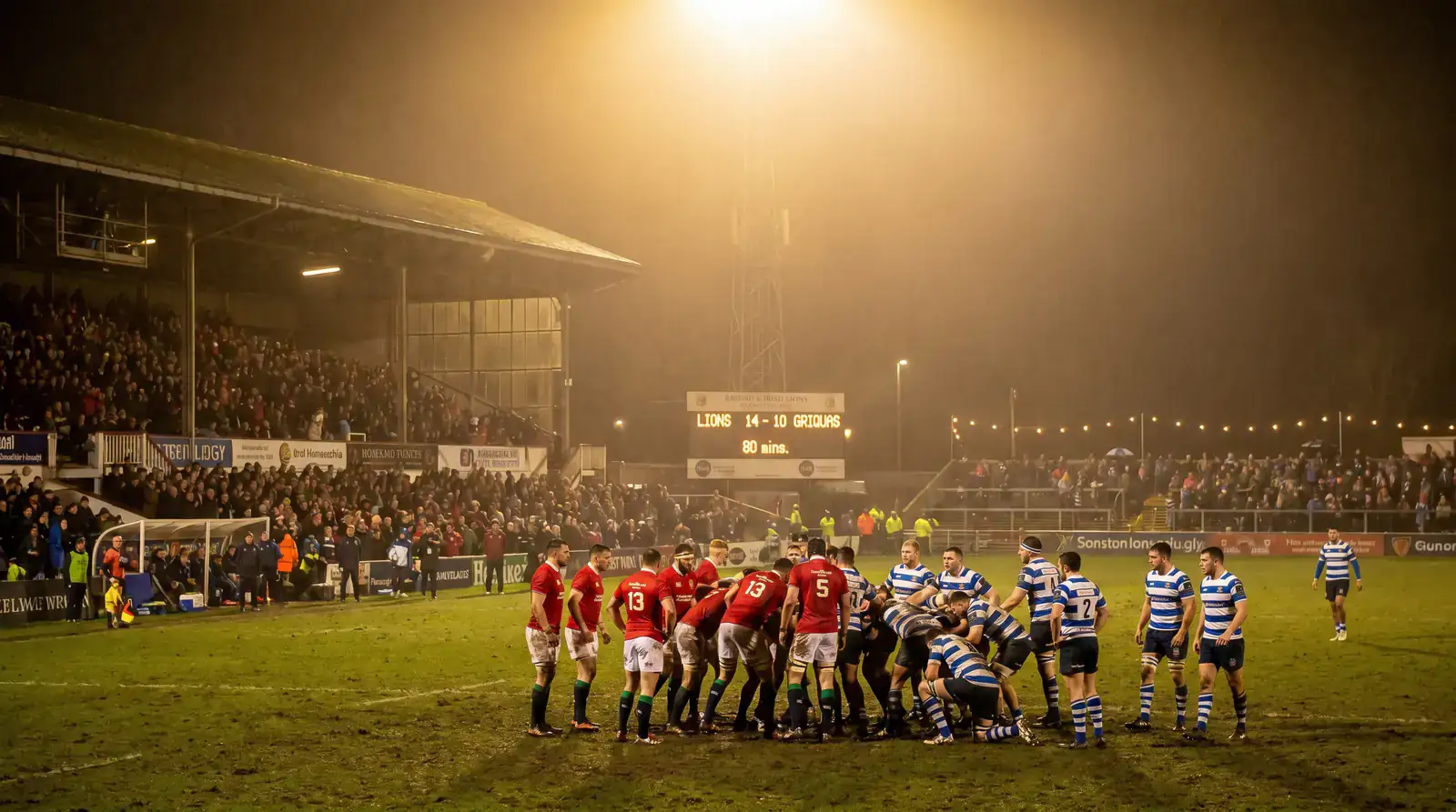 Lions midweek match against a provincial side at a smaller tour venue