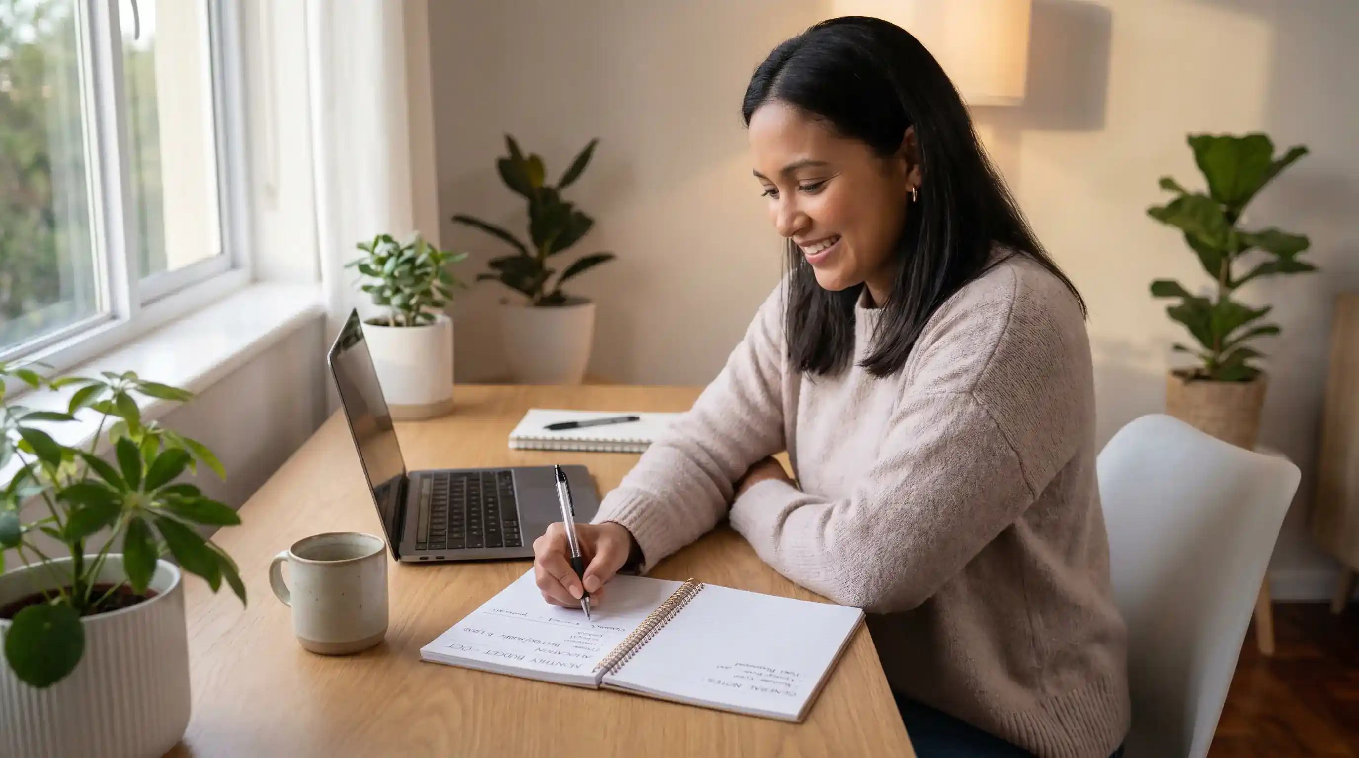 Person setting a monthly betting budget alongside everyday financial planning