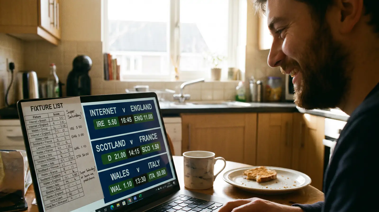 Six Nations Super Saturday match schedule used for accumulator planning